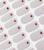 Close-up of the Pink Gellac 037 Loving Hearts gel nail sticker sheet.