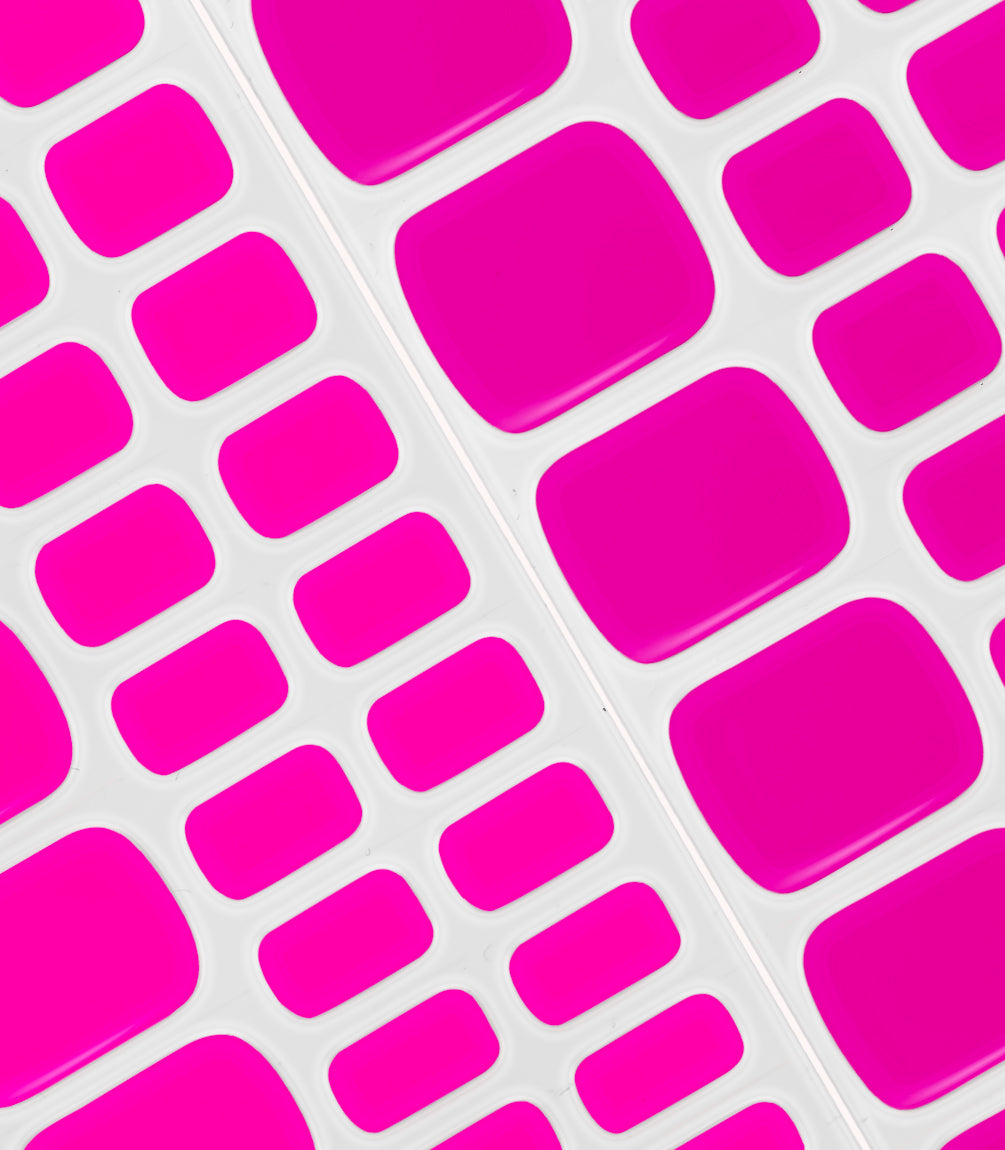 368 Intense Plum Pedicure Gel Nail Stickers