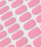 Close-up of the Pink Gellac 045 Poppy Pink gel nail sticker sheet.