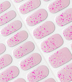 Close-up of the Pink Gellac 051 Blissful Bouquet gel nail sticker sheet.