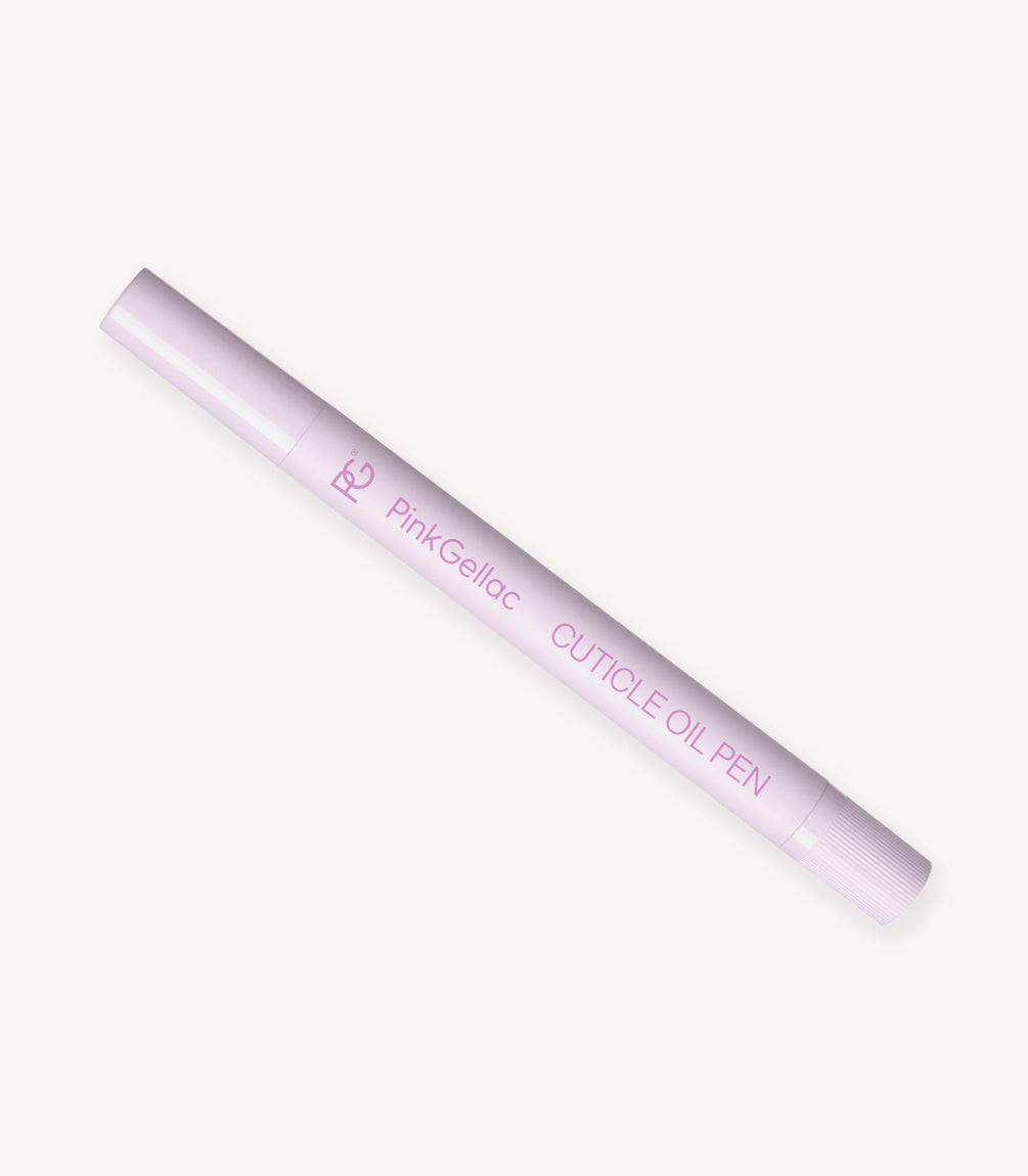 Pink Gellac cuticle oil pen.