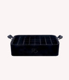 Close-up of the Pink Gellac Premium Storage Case Organiser handle and clasp.