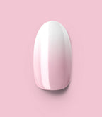 Close-up of a Pink Gellac 2002 Babyboom Bliss press-on nail.