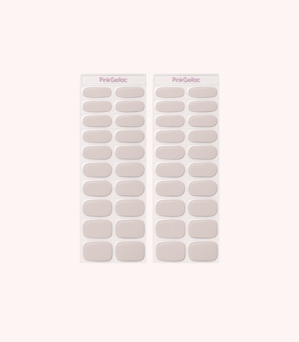 Two Pink Gellac Value Pack 015 Romantic Chrome gel nail sticker sheets.