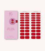 Pink Gellac Value Pack 034 Rocking Red gel nail sticker value pack contents.