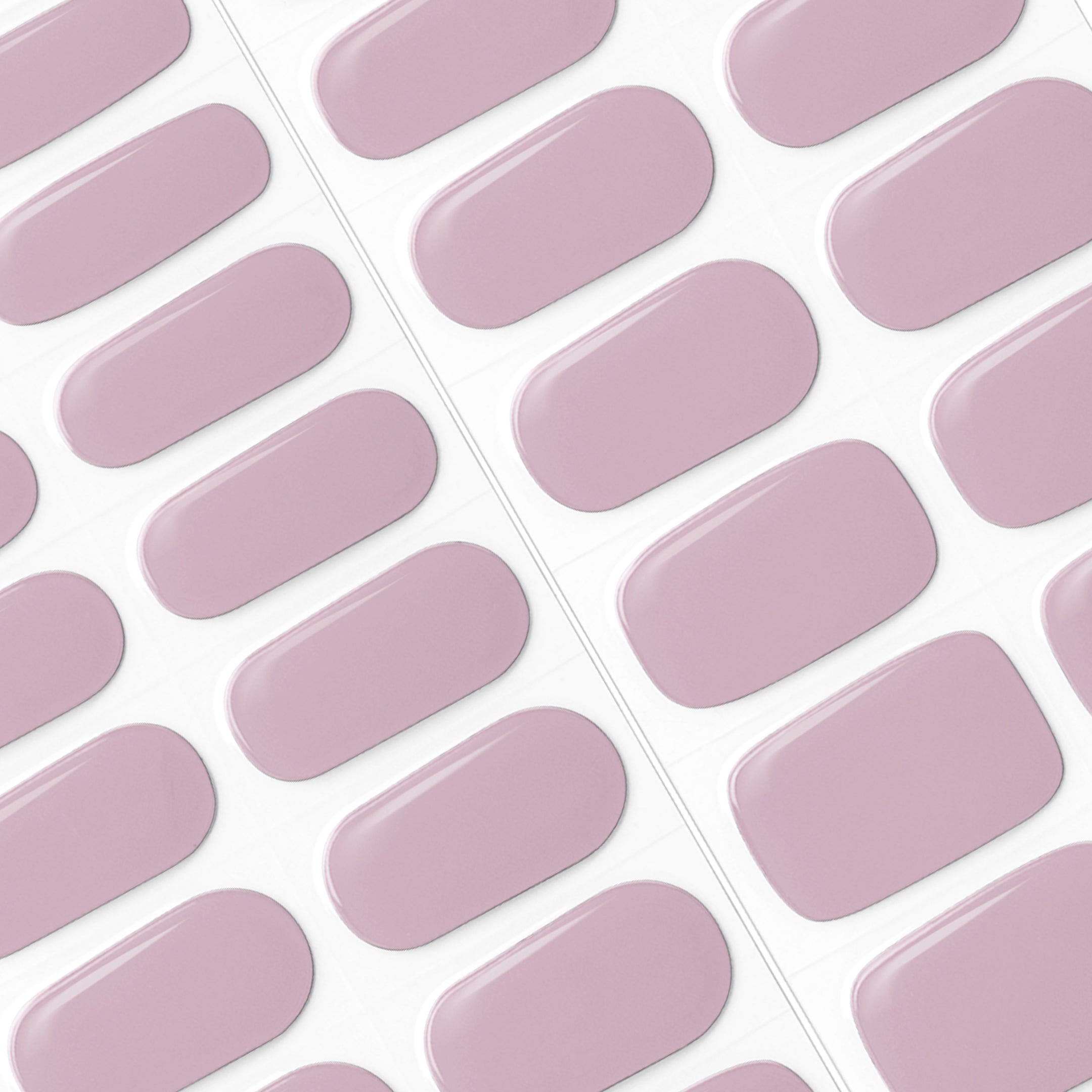 Model holding two Pink Gellac Value Pack 041 Soft Mauve sticker packs.