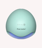 Mint green LED lamp for nail drying from Pink Gellac with control buttons.