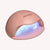 Pink LED nail lamp with blue glow inside, brand "Pink Gellac".
