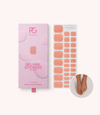 Pink Gellac Coastal Coral pedicure gel nail stickers in their box.