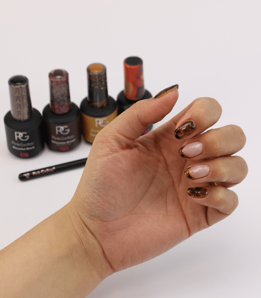 Nail Art Set: Tortoise Nails