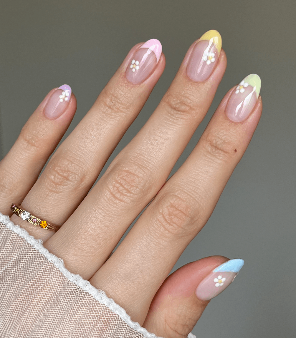 Nail Art Set: Pastel Frenchies
