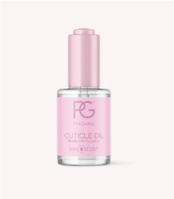 Pink Gellac Cuticle Oil Musk bottle.