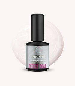 Pink Gellac Effect Coat Shimmering Pearl gel polish bottle.
