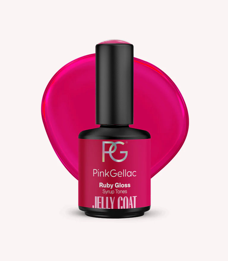 Pink Gellac Jelly Coat Ruby Gloss bottle.