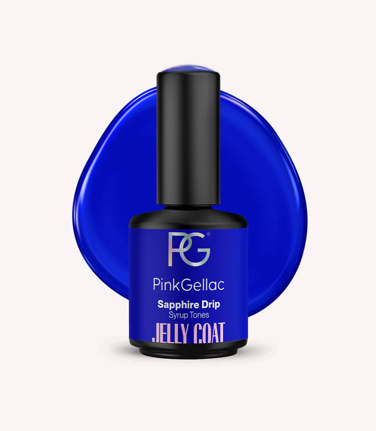 Pink Gellac Jelly Coat Sapphire Drip bottle.