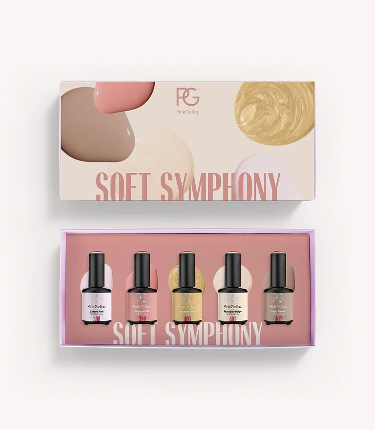 Pink Gellac Soft Symphony Set contents.