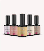 Swatches of the shades in the Pink Gellac Soft Symphony Set.
