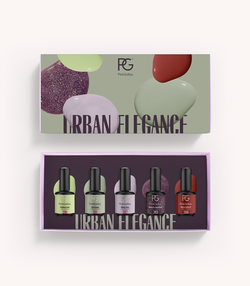 Pink Gellac Urban Elegance Set contents.