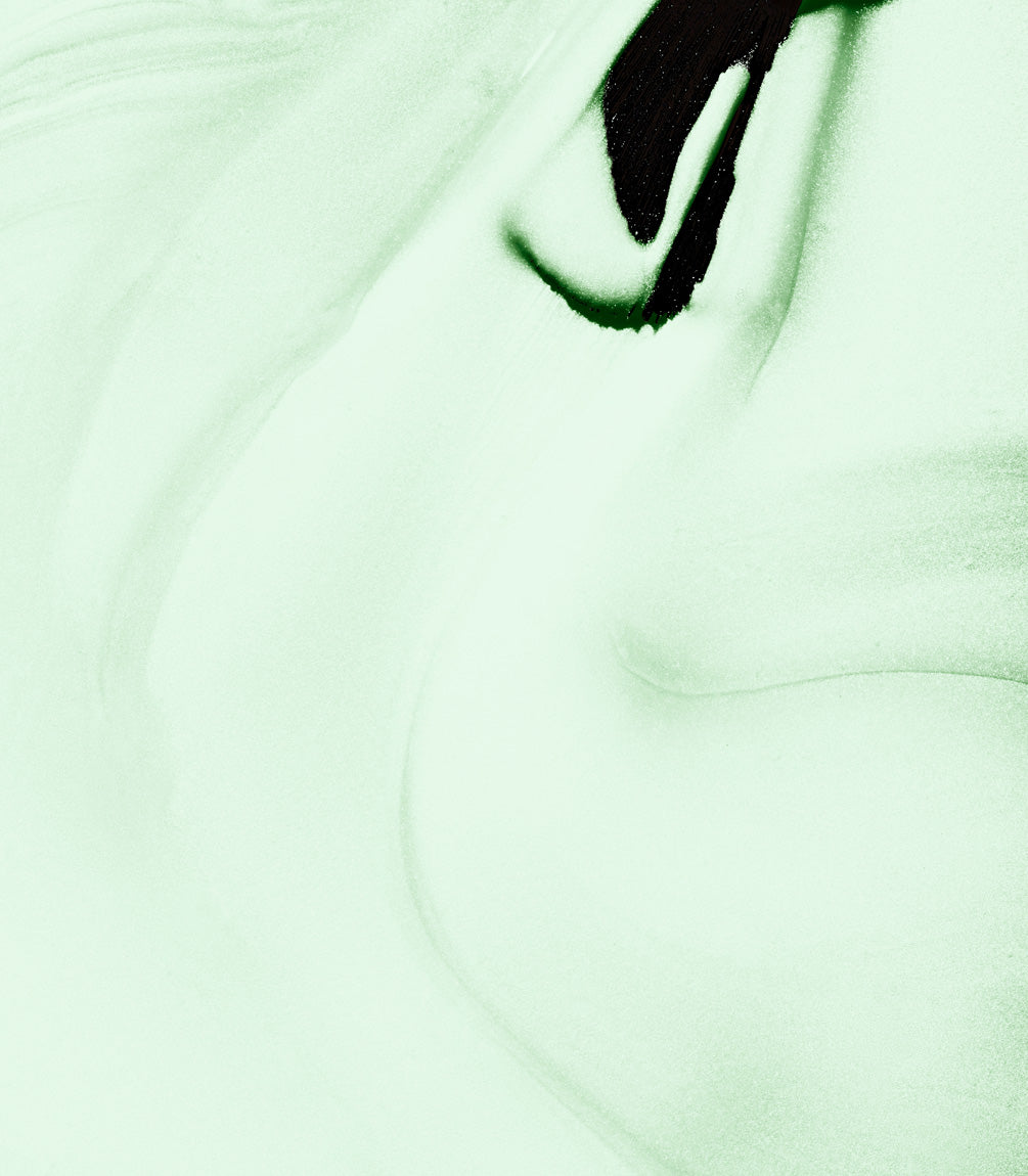 Close-up of Pink Gellac Effect Coat Celestial Green gel polish texture.