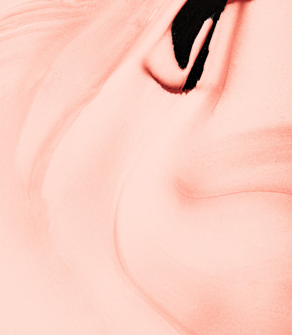 Close-up of Pink Gellac Effect Coat Cosmic Red gel polish texture.