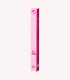 Pink packaging of a flat nail brush with the text "Flat Brush" and "Create Precise Nail Art" on it.