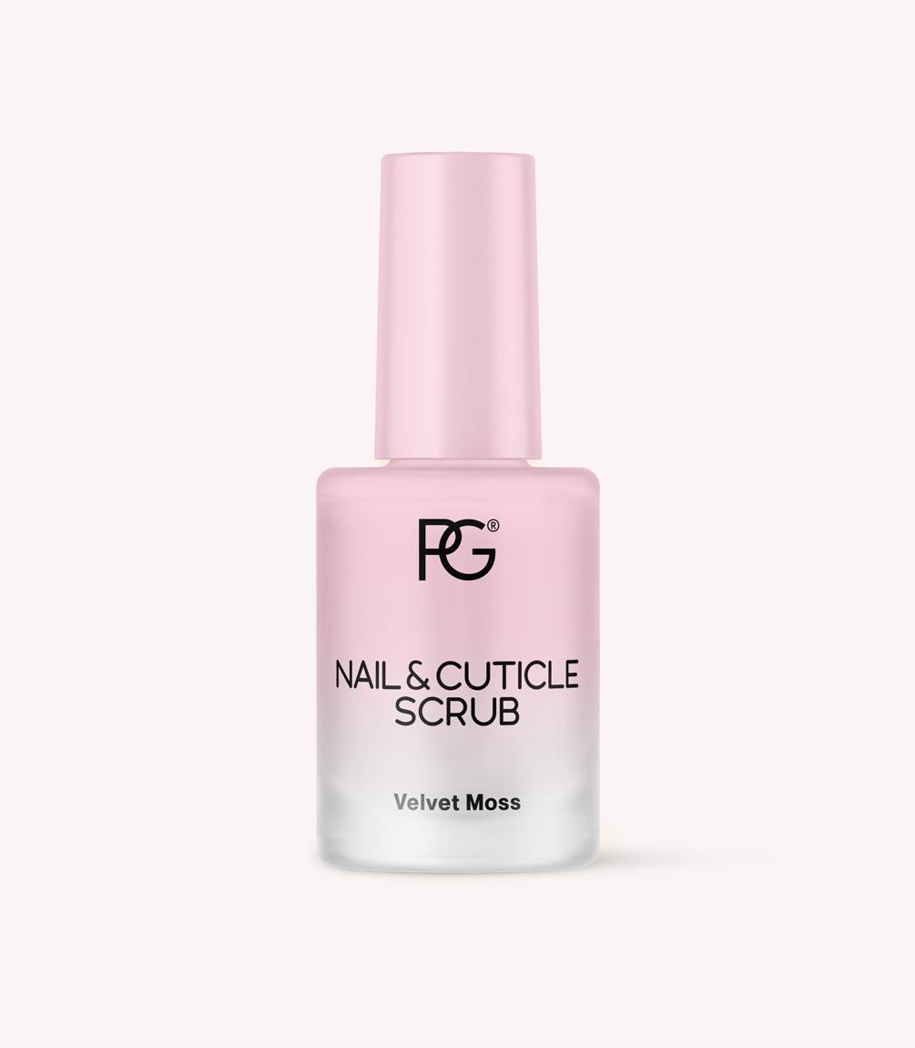 Pink Gellac Nail & Cuticle Scrub jar.
