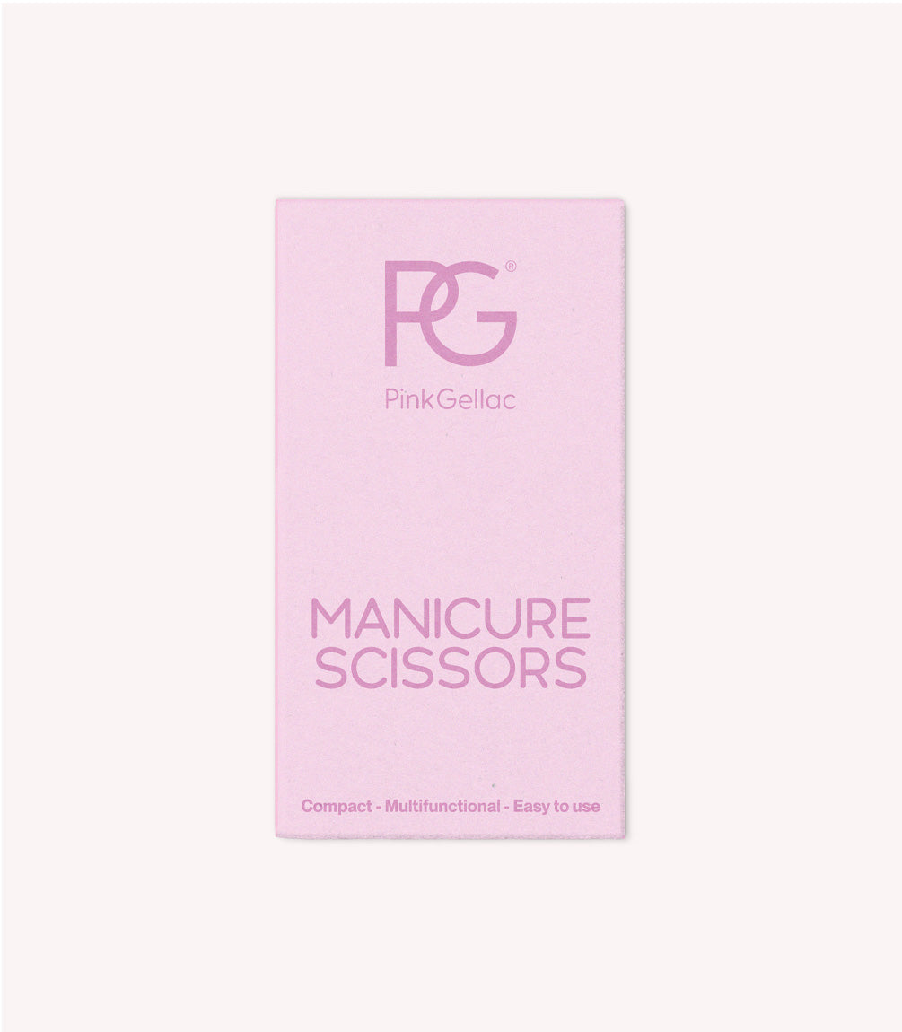Pink Gellac Manicure Scissors in its packaging.