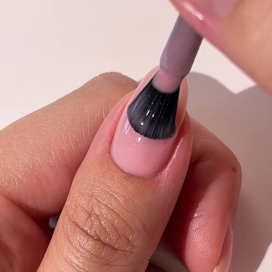Step 1: Soft Pink Base