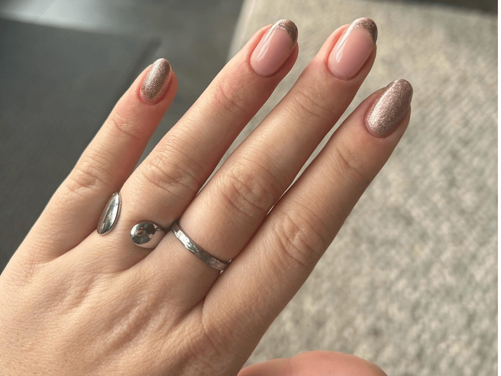 Bronzy Pink French